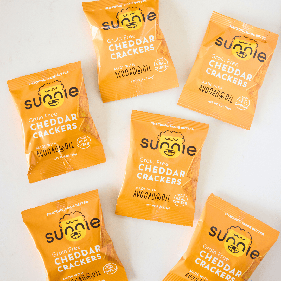 Single Serve Cheddar Crackers Sunnie 24 Pack 