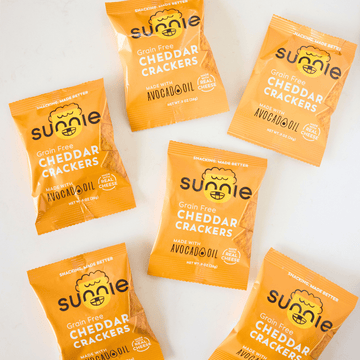 Single Serve Cheddar Crackers Sunnie 24 Pack 